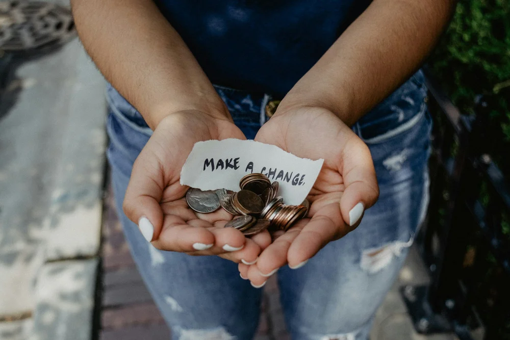 Volunteers from a non-profit organization